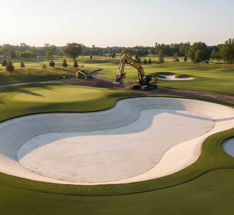 Custom new lake construction